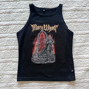 MARY WYATT Taryn Racer Vest Tank Top - UK10/US Small